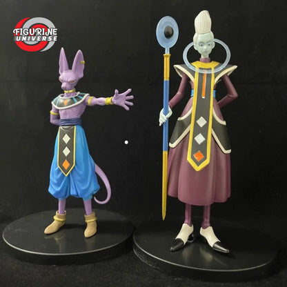 Figurine Beerus 17cm et Whis 20cm - Dragon Ball Super de face