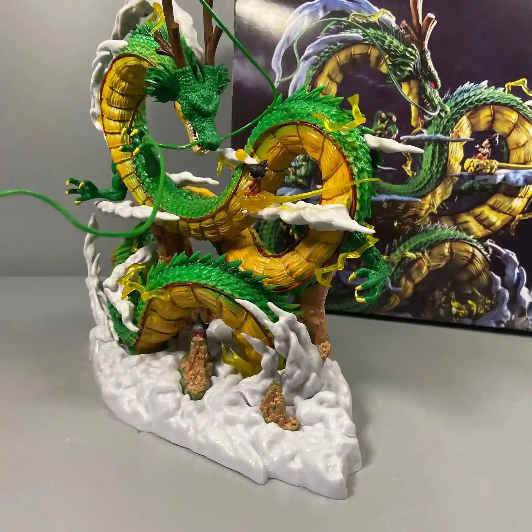 Figurine Shenron x Goku Enfant - Dragon Ball Z - 24cm de côté